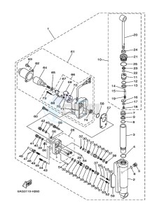 F20BMHL drawing POWER-TILT-ASSEMBLY