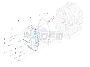 V7 III Stone 750 e4 (EMEA) drawing Flywheel cover