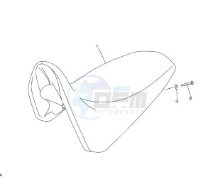 XT R BRA 125 drawing SEAT