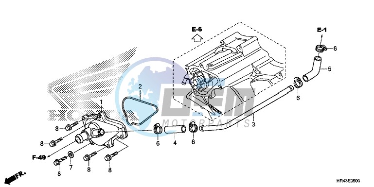 WATER PUMP COVER