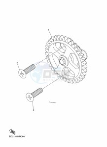 YFZ50 (BW4A) drawing OIL PUMP