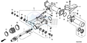 TRX500FAB drawing SWINGARM