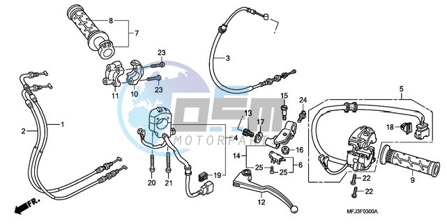 HANDLE LEVER/SWITCH/CABLE