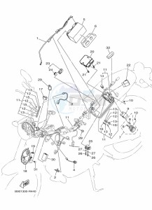 XSR900 MTM850 (BAED) drawing ELECTRICAL 1