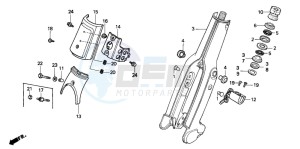 C50SW drawing FRONT FORK