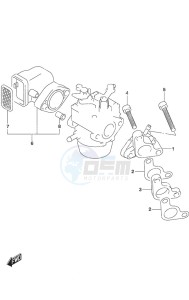 DF 2.5 drawing Intake Pipe/Silencer