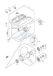 DF 60A drawing Gear Case