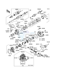 KVF750 4x4 KVF750A6F EU GB drawing Drive Shaft-Front