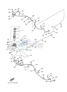 YXF850ES YXF85WPSJ WOLVERINE X (BG41) drawing MASTER CYLINDER