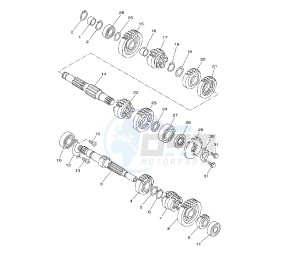 WR X 125 drawing TRANSMISSION