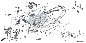 CB1000RAE CB1000R ABS E drawing FUEL TANK