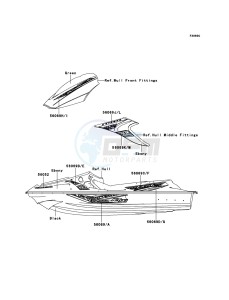 JET_SKI_STX-15F JT1500AEF EU drawing Decals(Ebony)