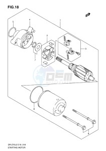 DR-Z70 EU drawing STARTING MOTOR