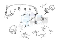 SENDA SM X-RACE 2VER - 50 CC VTHSR2E1A EU2 2VER drawing WIRING HARNESS MY07