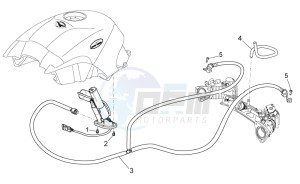 Breva 1200 drawing Fuel supply