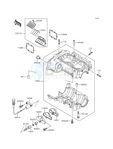 JH 750 G [XI SPORT] (G1-G2) [XI SPORT] drawing CRANKCASE