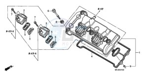 CBR600RRA Korea - (KO / ABS) drawing CYLINDER HEAD COVER