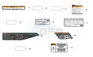 RSV 4 1000 APRC R ABS USA drawing Plate set and decal