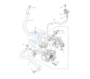 WR X 250 drawing INTAKE 2