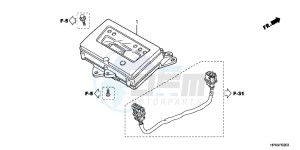 TRX420FMC drawing METER