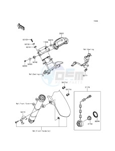 Z250SL BR250EFS XX (EU ME A(FRICA) drawing Meter(s)