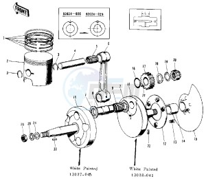 F5 [BIG HORN] 350 [BIG HORN] drawing CRANKSHAFT_PISTON_ROTARY VALVE