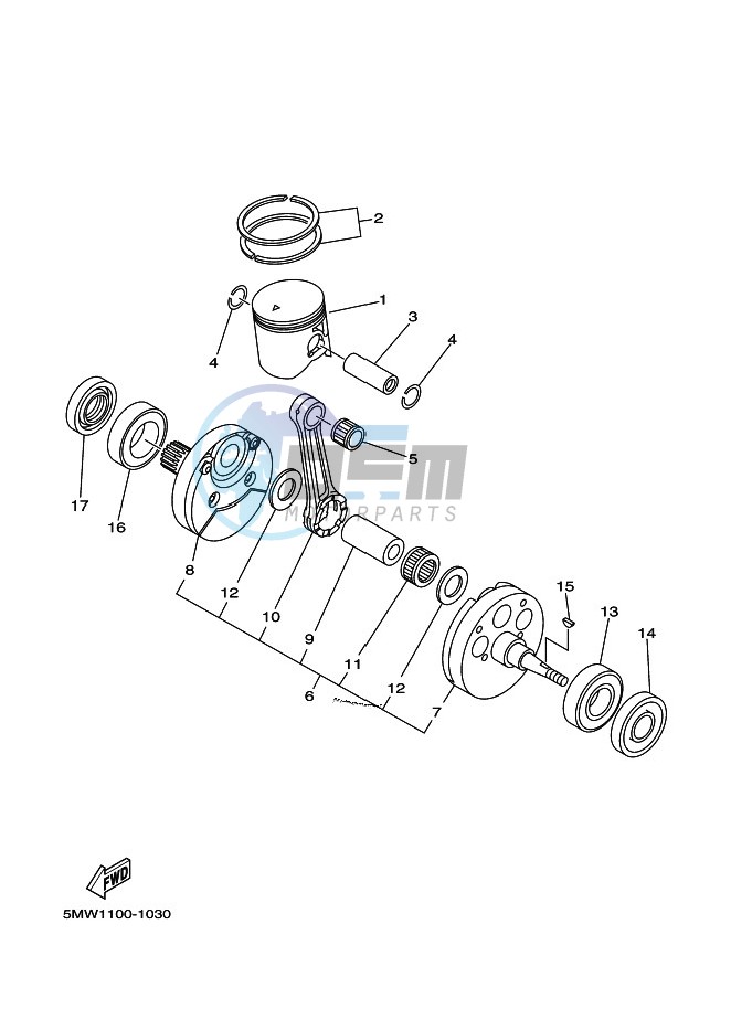 CRANKSHAFT & PISTON