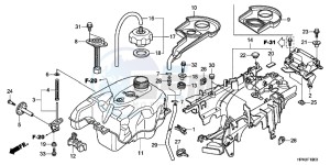 TRX420TEB drawing FUEL TANK