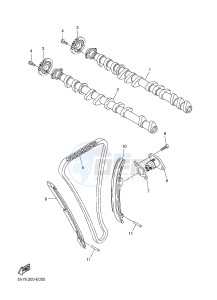 FZ1-N FZ1 (NAKED) 1000 (1EC9) drawing CAMSHAFT & CHAIN