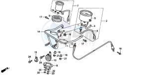 TRX300FW FOURTRAX 300 4X4 drawing METER