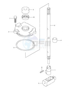 DF 90 drawing Clutch Rod (S/N 680686 & Newer)