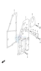 DF 150AS drawing Exhaust Cover