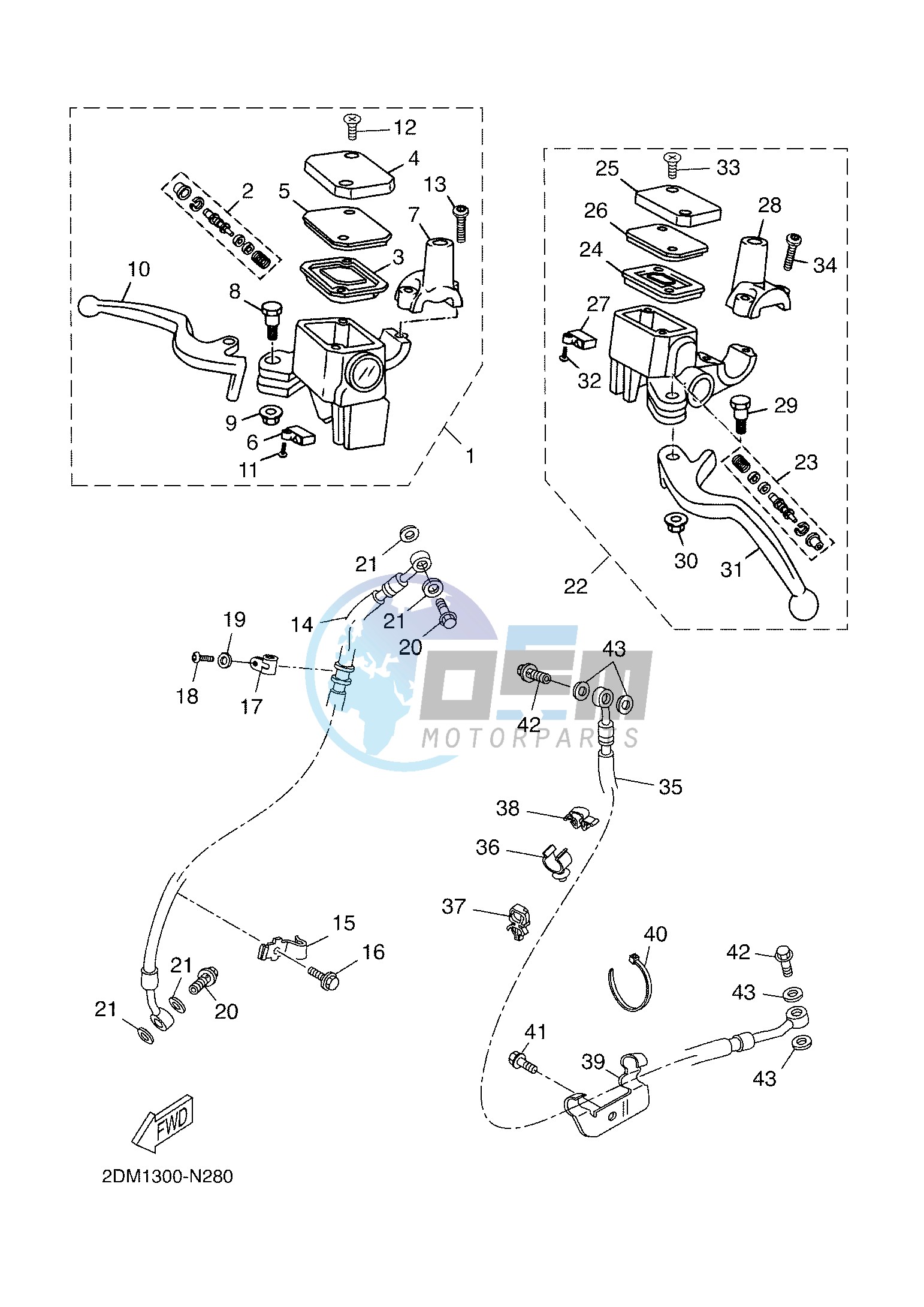 FRONT MASTER CYLINDER