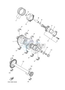 MT09 900 BELGIUM drawing CILINDER & PISTON