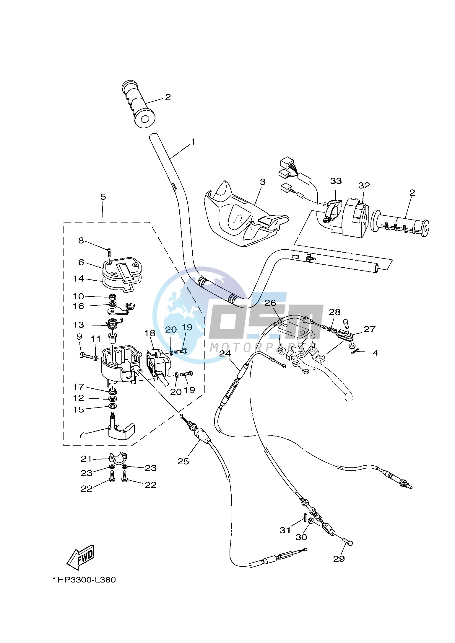 STEERING HANDLE & CABLE