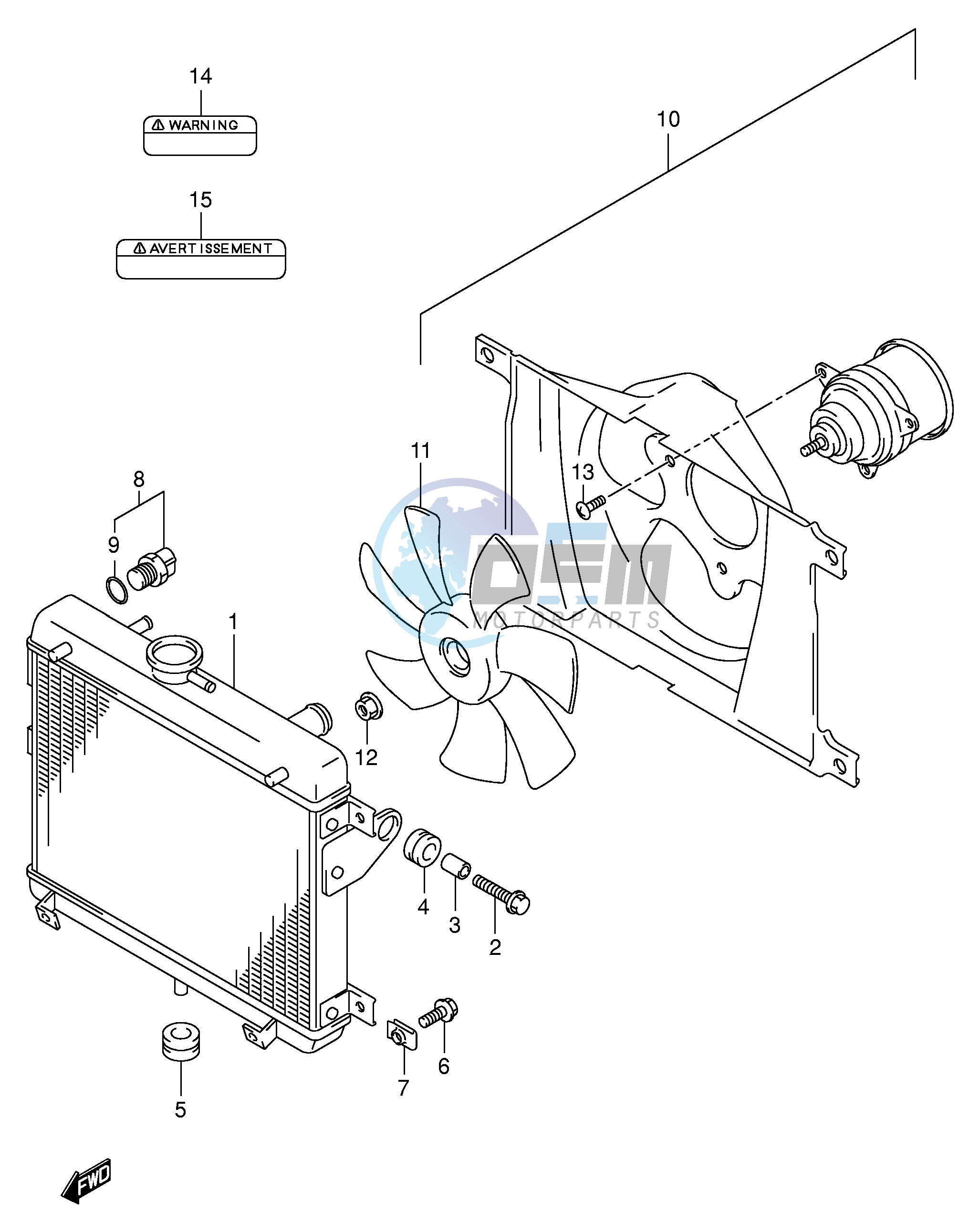 RADIATOR (MODEL K1 K2)