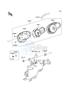 Z750 ZR750L7F GB XX (EU ME A(FRICA) drawing Meter(s)