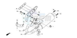 SGX50 drawing EXHAUST MUFFLER