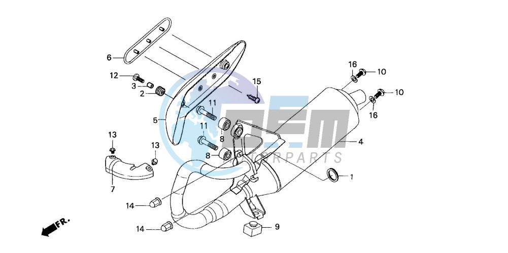 EXHAUST MUFFLER