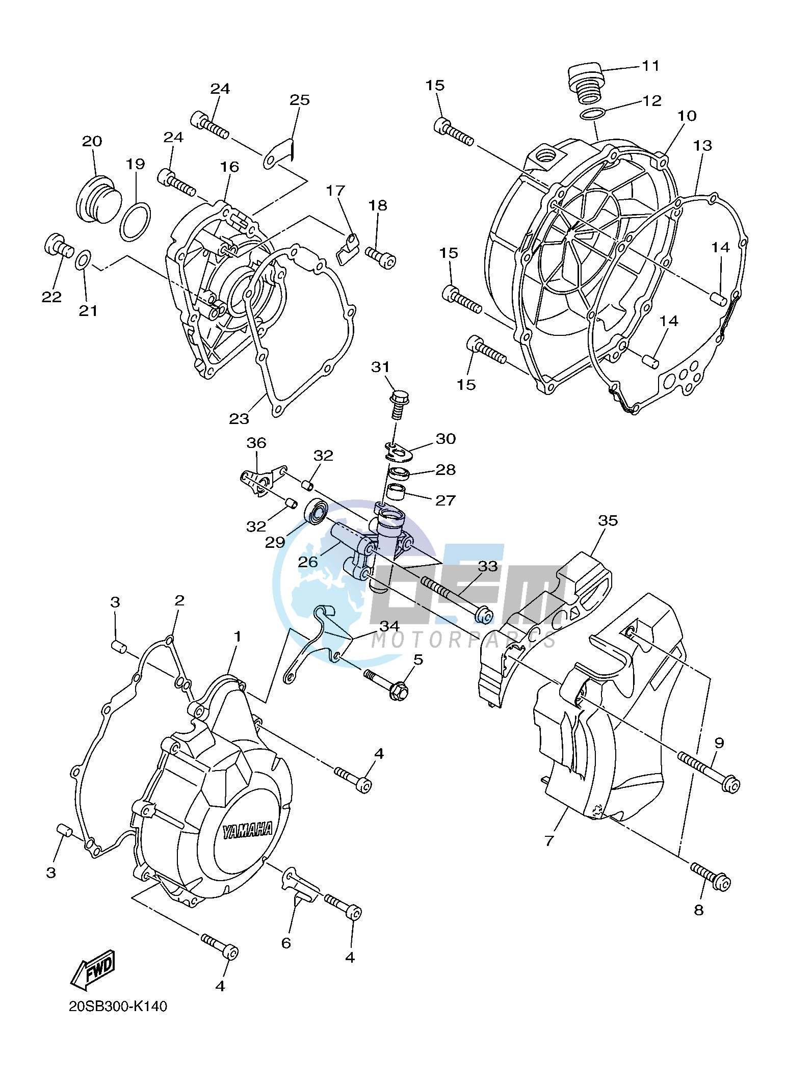 CRANKCASE COVER 1