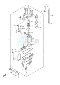 DF 40A drawing Fuel Vapor Separator