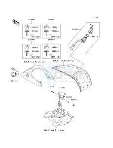 KVF 650 H [BRUTE FORCE 650 4X4I] (H7F-H8F) H7F drawing IGNITION SWITCH