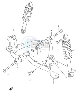 LT80 (P3-P28) drawing SUSPENSION ARM