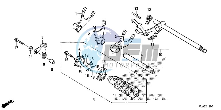 GEAR SHIFT DRUM