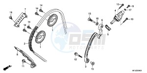 CBR600RRC drawing CAM CHAIN/TENSIONER