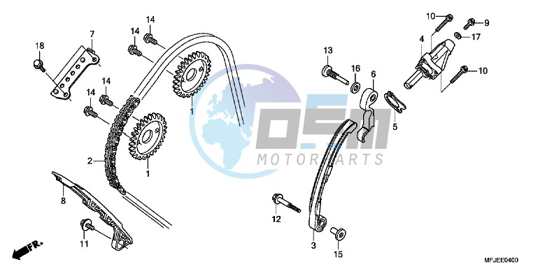 CAM CHAIN/TENSIONER