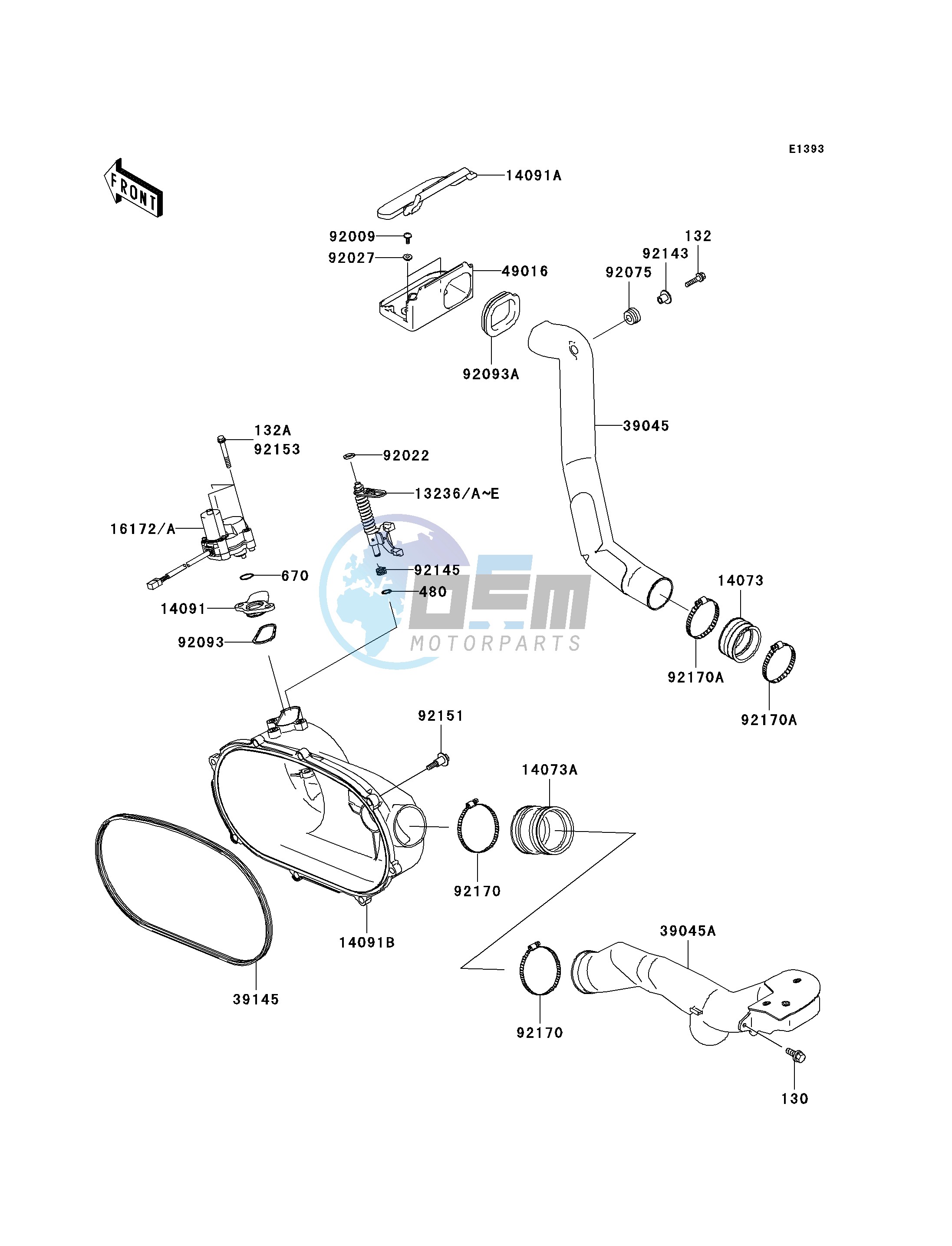 CONVERTER COVER_DRIVE BELT