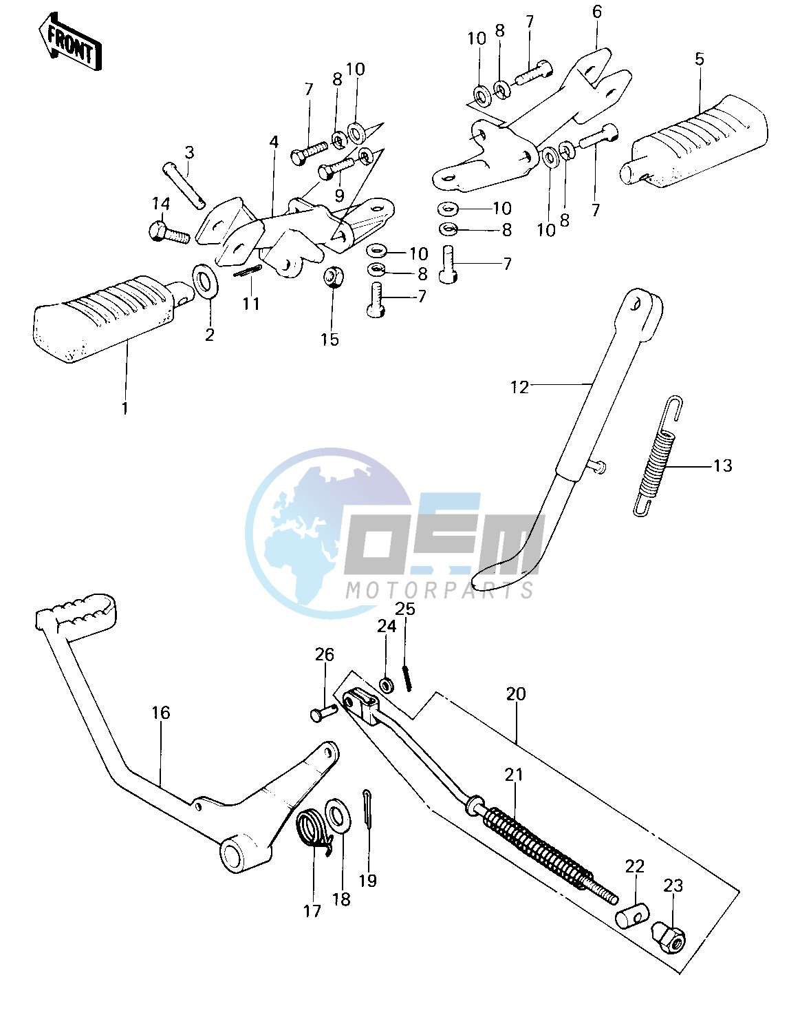 FOOTRESTS_STAND_BRAKE PEDAL