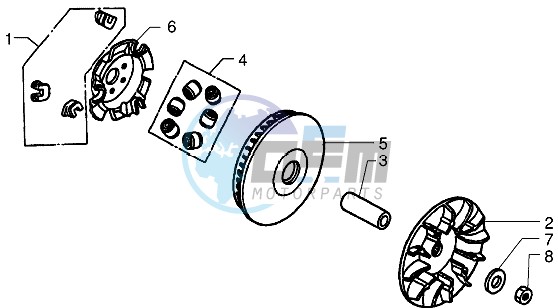 Driving pulley