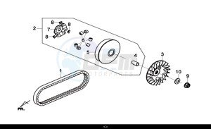 HD 300I ABS (LS30W1-EU) (L9-M0) drawing MOVABLE DRIVE FACE ASSY.